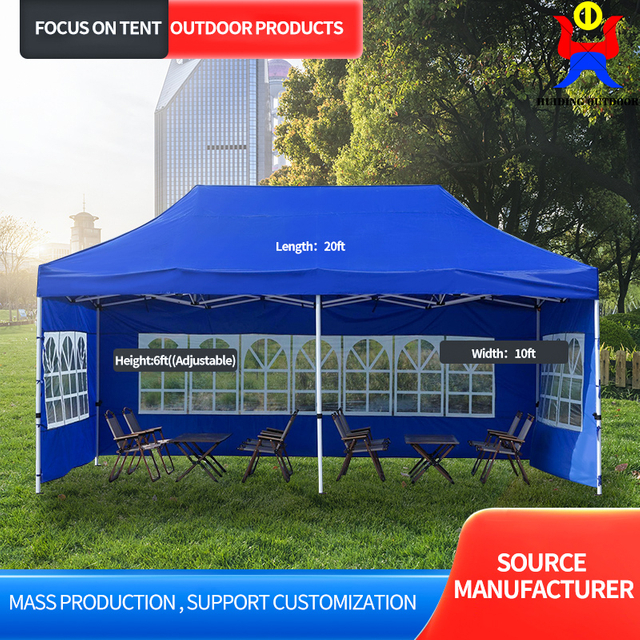 Fabricant en gros 10X20ft tente pliante extérieure de salon commercial tente pliante