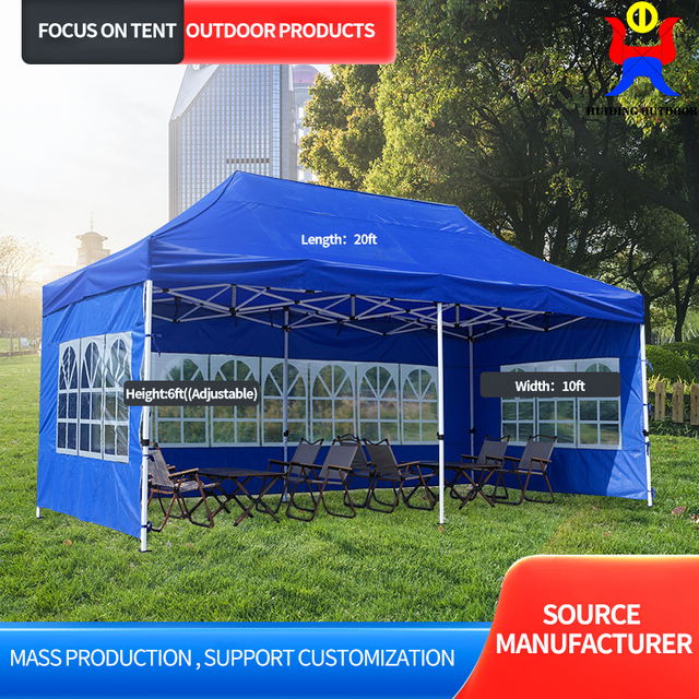 Fabricant en gros 10X20ft tente pliante extérieure de salon commercial tente pliante