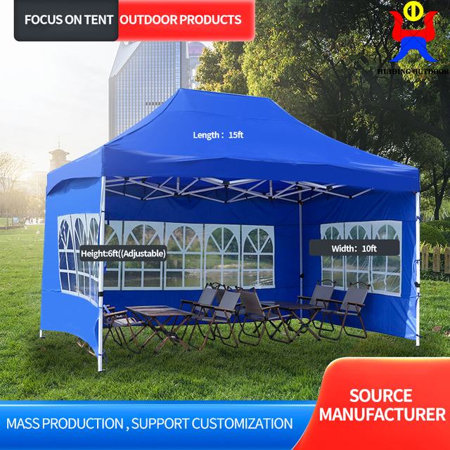Fabricant en gros 10X15ft tente de salon extérieur avec fenêtres en PVC tente de fête