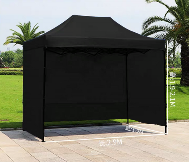 Tente auvent pliable avec logo imprimé personnalisé 3x3, tente d'exposition étanche pour événements en plein air, mariage, vente en gros