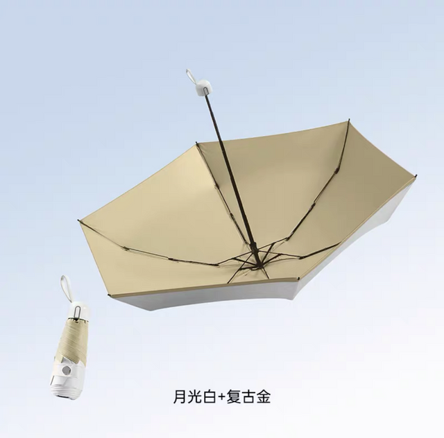 Nouveau produit facile à transporter Unique en gros pas cher parapluie pliant avec crochet boucle serrure poignée parapluie de plage