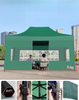 Tente de plage pliante imprimée personnalisée, présentoir promotionnel pour salon commercial, cadre d'auvent Pop-up, tentes d'exposition imperméables en aluminium