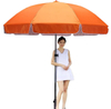 Conception personnalisée de haute qualité avec impression de logo Sun Smart promotionnel pour la publicitéParapluie de plage extérieur pliant