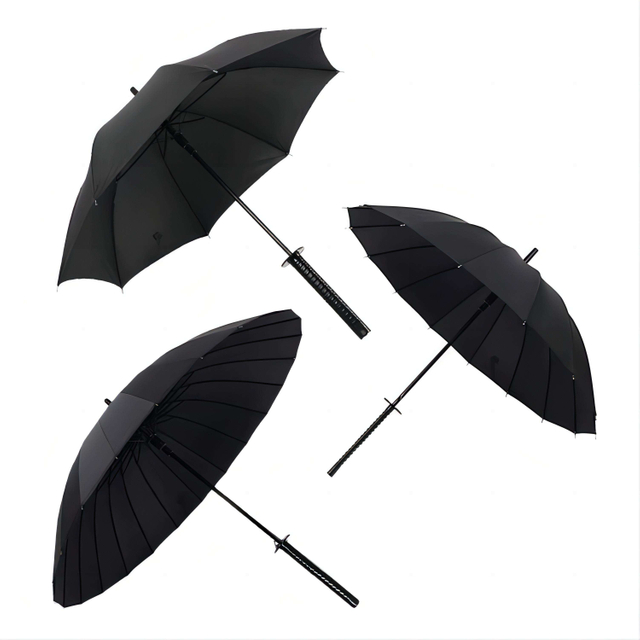 Promotion 8k/16k/24k épée de samouraï japonais parapluie à long manche