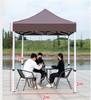Tente pliante avec cadre en acier, auvent Pop-Up, impression personnalisée pour publicité extérieure, même exposition, 2x2M