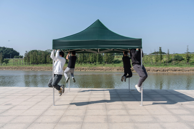 Tente pliante personnalisée 10x10 pieds pour salon commercial, tente publicitaire pour événement extérieur avec cadre en acier