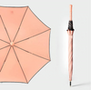 Parapluie de golf droit semi-automatique coupe-vent double couche pongé personnalisé en usine paraguay sombrillas différentes poignées