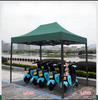Tente d'auvent extérieure avec cadre en acier, impression personnalisée, tente pop-up publicitaire avec propre logo, tente de salon commercial