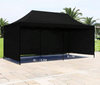 Tente auvent pliable avec logo imprimé personnalisé 3x3, tente d'exposition étanche pour événements en plein air, mariage, vente en gros