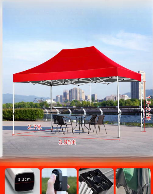 Tente de salon commercial en aluminium fabriquée en Chine tentes d'exposition imperméables en aluminium sur pied promotionnelles imprimées sur mesure