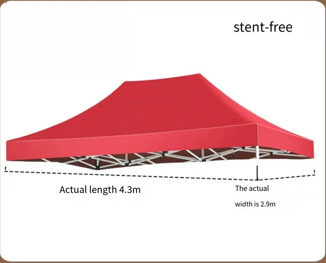 Cadre de tente à auvent de conception gratuite, auvent facile à monter, tente pop-up publicitaire, gazebo extérieur 10x20 pieds, couverture de tente 1200d sans cadre