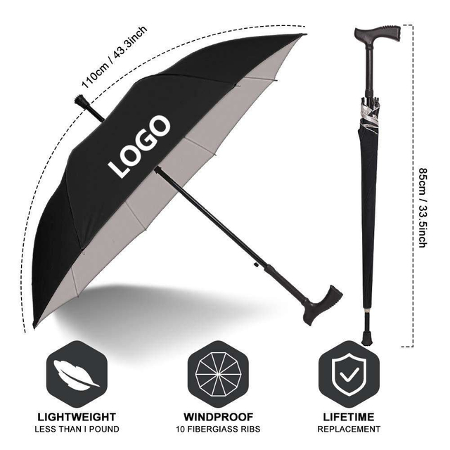 Parapluie droit de haute qualité, coupe-vent et imperméable, Design UV classique personnalisé pour adultes, pare-soleil avec Logo personnalisé