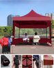 Tentes imprimées personnalisées, auvent Pop-Up, gazebos, logo publicitaire, tentes d'exposition imperméables en aluminium pour l'extérieur