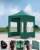 Auvent de tente Pop Portable pliable et personnalisé, auvent extérieur imprimé 600D, tentes d'exposition imperméables en aluminium
