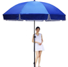 Conception personnalisée de haute qualité avec impression de logo Sun Smart promotionnel pour la publicitéParapluie de plage extérieur pliant