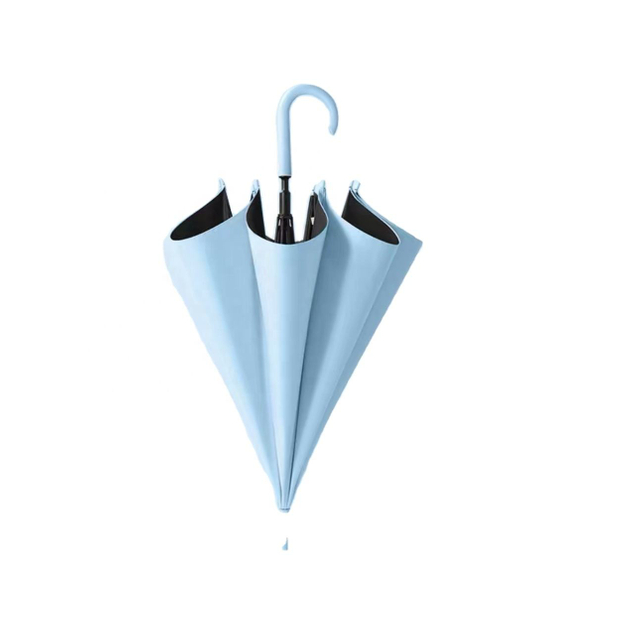 Usine pas cher nouveauté parapluie pongé coupe-vent semi-automatique droit golf parapluie paraguas sombrillas