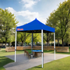 Parasol pliant imperméable de 3x3m, tentes pliables extérieures de jardin d'auvent de partie de chapiteau de belvédère latéral