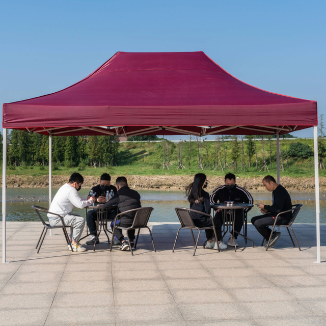 Tente pliante personnalisée 10x15 pieds pour salon commercial, tente publicitaire pour événement extérieur avec cadre en acier