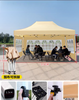 Tente de belvédère en acier auvent personnalisé en gros pour événement de fête de salon commercial tentes d'exposition imperméables en aluminium de conception pop-up pliante