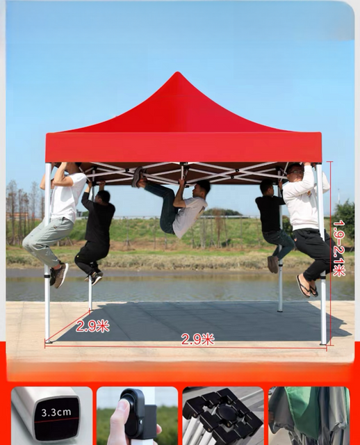 Auvent de tente de belvédère publicitaire pliable 10x10 imprimé sur mesure, imperméable pour événements, disponible dans toutes les tailles pour tente de salon commercial