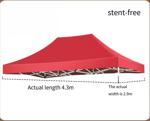 Tentes de salon commercial, auvent de gazébo, chapiteau de mariage, tentes pliantes imperméables 3x4, couverture de tente 1200d sans cadre
