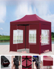 Auvent de tente Pop Portable pliable et personnalisé, auvent extérieur imprimé 600D, tentes d'exposition imperméables en aluminium