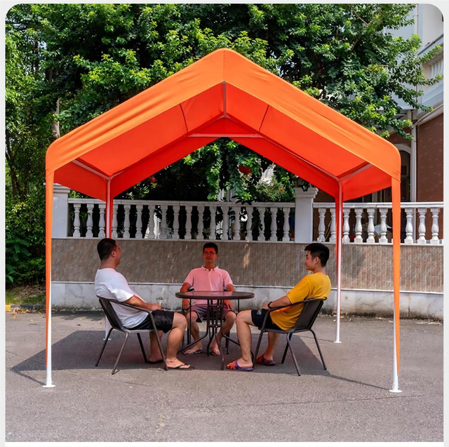 Tente pliante à assembler pour fête de jardin en plein air, 10x10 pieds, auvent pour événements et salons commerciaux