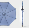 Parapluie de golf droit semi-automatique coupe-vent double couche pongé personnalisé en usine paraguay sombrillas différentes poignées