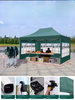 Auvent structure de toit, tente pop-up, auvent, fenêtre, gazébo de jardin, pare-soleil extérieur, tentes de salon commercial