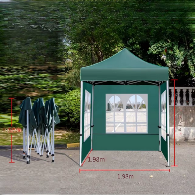 Auvent structure de toit, tente pop-up, auvent, fenêtre, gazébo de jardin, pare-soleil extérieur, tentes de salon commercial