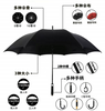 Parapluie droit classique Unique pour hommes et femmes, impression personnalisée, résistant au vent, 27 pouces, pluie, personnalisé, sans minimum, bâton publicitaire