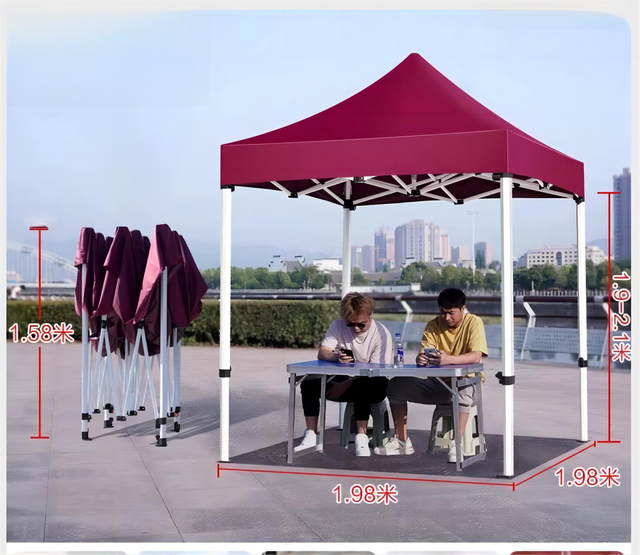 Auvent Pop-Up 10x10 pieds de haute qualité, tente pliante pour salon commercial, 2x2m 3x3m 3x4.5m 3x6m, tente pliante pour publicité extérieure, gazébo 3x3 M