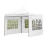 Tente publicitaire avec cadre en acier de haute qualité 10x10 pieds, couverture Oxford en tissu monocouche avec fenêtre, Promotions
