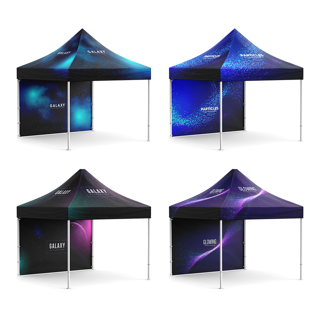 Auvent pliable de 10x10 pieds, tente publicitaire extérieure, pour événements et salons commerciaux, vente en gros