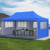 Tente auvent pliable avec logo personnalisé imprimé, 10x20 pieds, tente publicitaire pour salon commercial, vente en gros