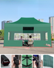 Tente de plage pliante imprimée personnalisée, présentoir promotionnel pour salon commercial, cadre d'auvent Pop-up, tentes d'exposition imperméables en aluminium