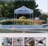 Offre spéciale, auvent Pergola de haute qualité, tente Pop-Up, cadre Hexagonal, auvent robuste en aluminium, tentes d'exposition imperméables