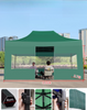 Tente Pop-up pliable avec cadre d'auvent robuste, pied de qualité supérieure, pour événements commerciaux, tentes d'exposition imperméables en aluminium