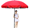Conception personnalisée de haute qualité avec impression de logo Sun Smart promotionnel pour la publicitéParapluie de plage extérieur pliant