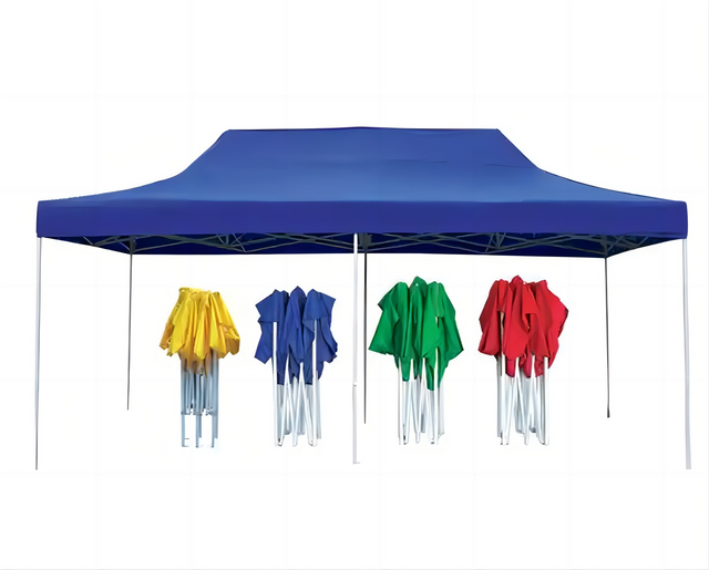 Tente pliante étanche avec Logo personnalisé, auvent Pop-Up facile à installer, cadre en acier, installation facile pour une utilisation en extérieur, 10x20 pieds