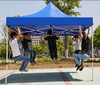 Tente à auvent Pop-Up pliante en acier, Portable, étanche, avec impression de logo personnalisable, événements avec paroi latérale de fenêtre