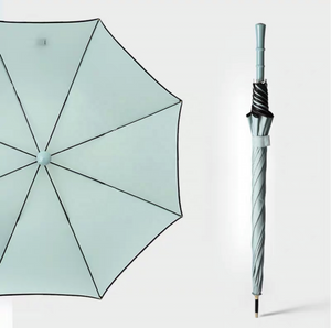 Parapluie de golf droit semi-automatique coupe-vent double couche pongé personnalisé en usine paraguay sombrillas différentes poignées