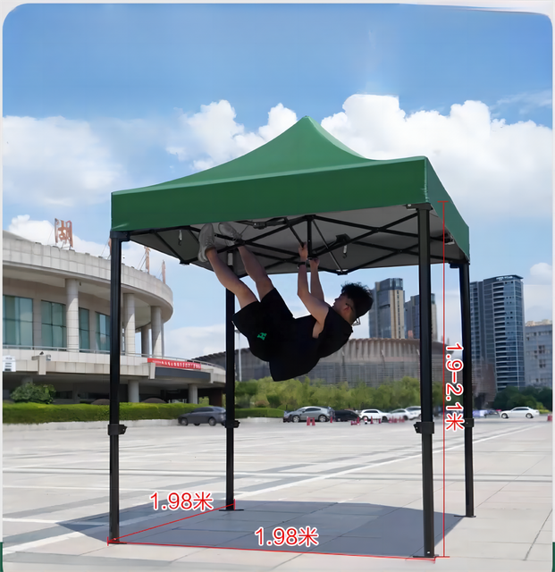Tente d'auvent extérieure avec cadre en acier, impression personnalisée, tente pop-up publicitaire avec propre logo, tente de salon commercial