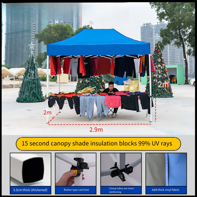 Gazebo en tissu de haute qualité, auvent Pop, tente pliante, salon commercial, publicité extérieure, Logo personnalisable, éducation à l'assurance