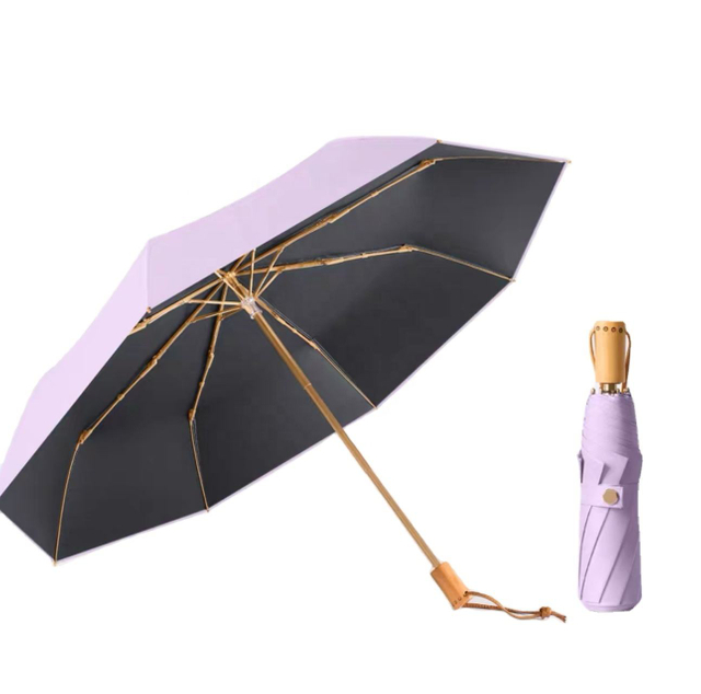 Parapluie pliant automatique, grand parapluie pour hommes, résistant au vent, à la pluie, à double usage, pare-soleil pour femmes