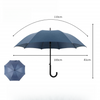 Parapluie de golf avec logo Base coupe-vent pour parapluie Revêtement UV Ouverture automatique Poignée Eva Impression personnalisée Publicité Parapluies de pluie à double auvent 