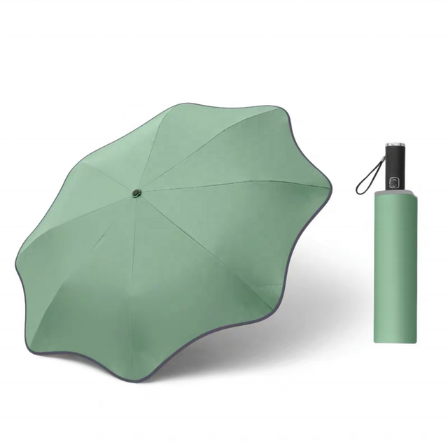 Parapluie à plumes Ultra-léger automatique, protection solaire pliante, Anti-ultraviolet, pour publicité, entièrement automatique