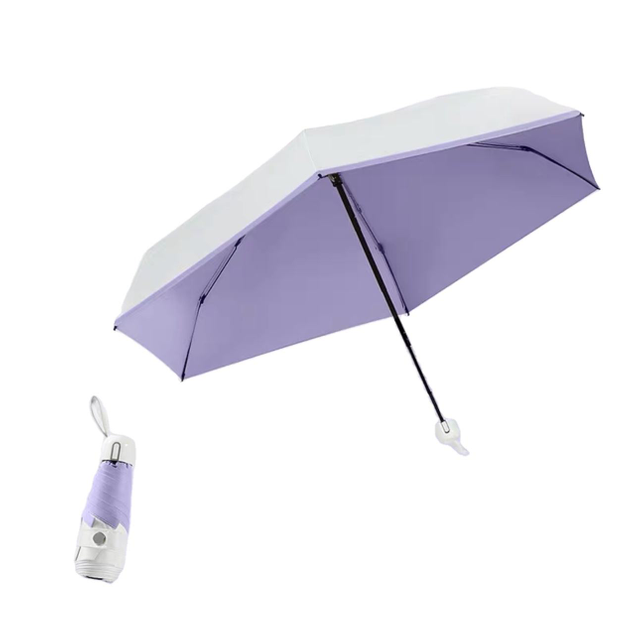 Nouveau produit facile à transporter Unique en gros pas cher parapluie pliant avec crochet boucle serrure poignée parapluie de plage