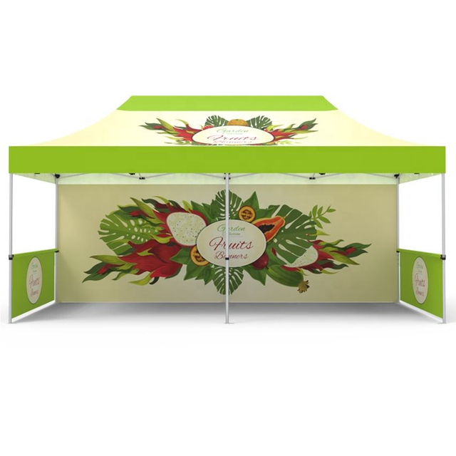 Tente auvent pliable Ez up 3x6, imprimé personnalisé, toit de pavillon publicitaire pour salon commercial, à vendre