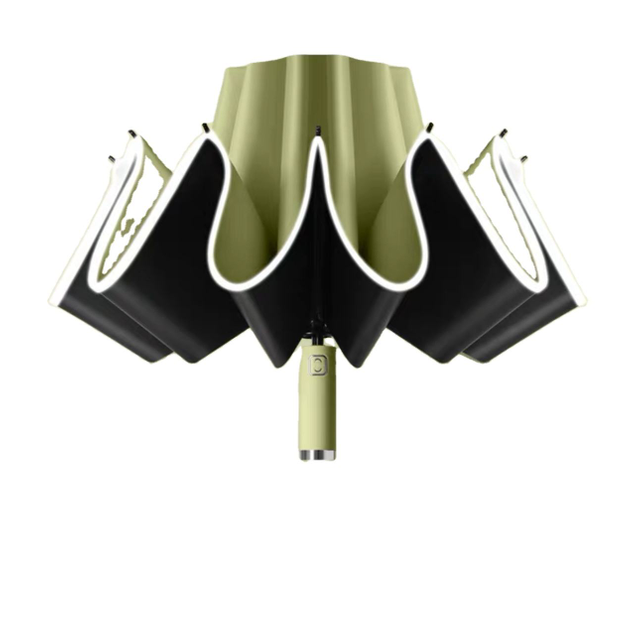 23 pouces 10k Double couche ventilée trois parapluie pliant Portable enduit d'argent parapluie automatique étanche